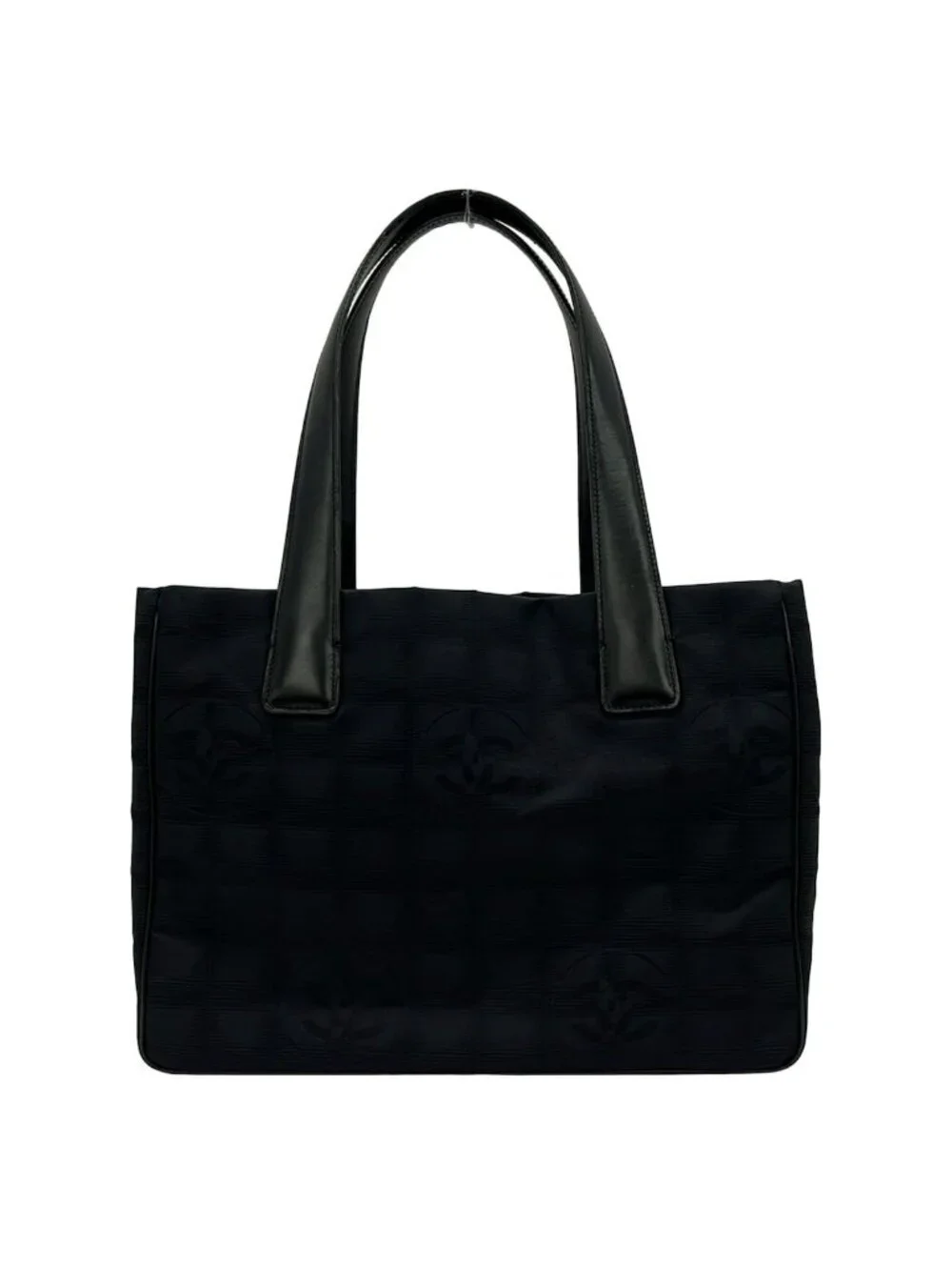 Chanel Tote Bag New Travel Line PM Black Leather